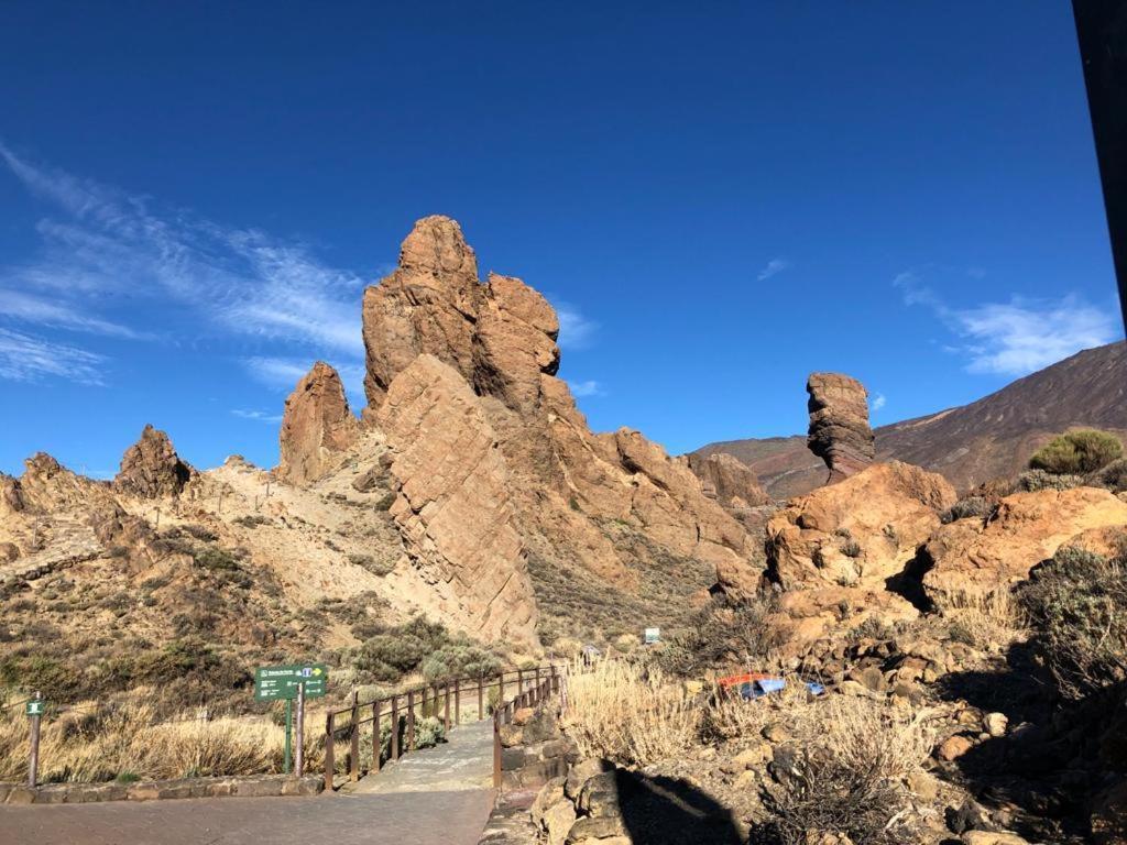 Traditional Canarian Home With Fantastic View Santiago Del Teide Luaran gambar